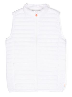 Save The Duck Kids Andy puffer gilet - White