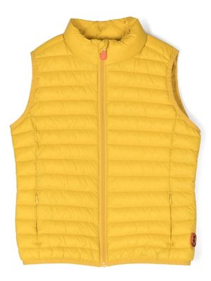 Save The Duck Kids Dolin padded gilet - Yellow