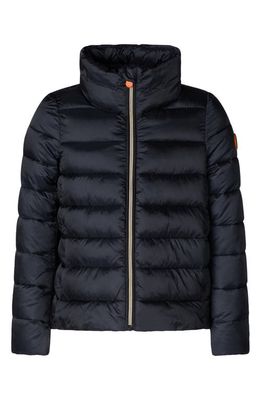 Save The Duck Kids' Evie Puffer Jacket in Black