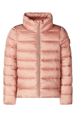 Save The Duck Kids' Evie Puffer Jacket in Cheeks Pink