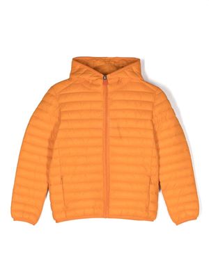 Save The Duck Kids Giga hooded puffer jacket - Orange