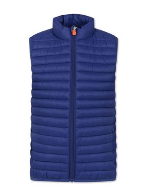 Save The Duck Kids GIGA quilted padded gilet - Blue