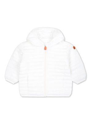 Save The Duck Kids hooded puffer jacket - White