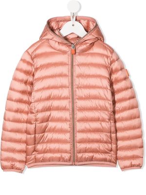 SAVE THE DUCK KIDS hooded zipped-up jacket - Pink