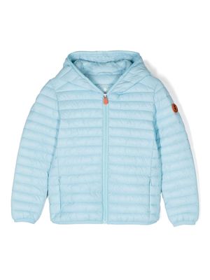 Save The Duck Kids Huey hooded jacket - Blue