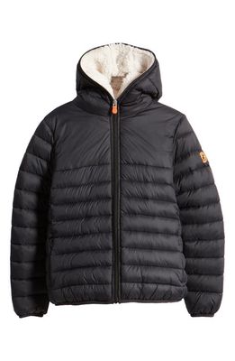 Save The Duck Kids' Leci Puffer Jacket in Black