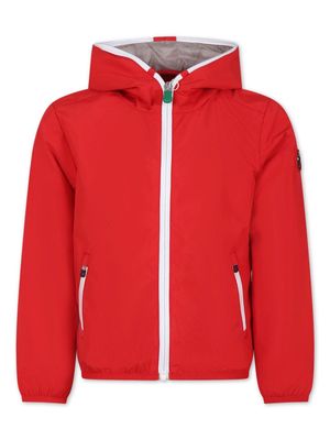 Save The Duck Kids shell zip-up hoodie - Red