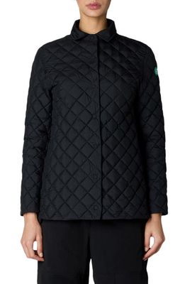 Save The Duck Libra Quilted Water Repellent Puffer Jacket in Black