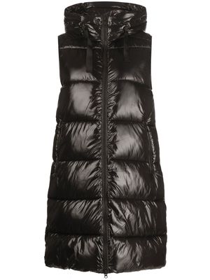 Save The Duck long puffer gilet - Black