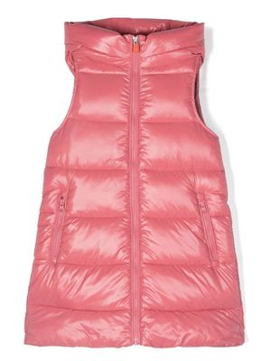 Save The Duck Luc quilted hooded gilet - Pink