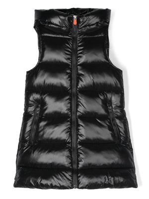 Save The Duck Luck quilted hooded gilet - Black