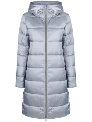 Save The Duck Lysa long puffer coat - Blue