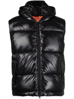 Save The Duck padded hooded gilet - Black