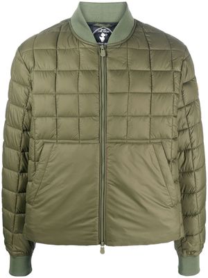 Save The Duck quilted bomber jacket - Green