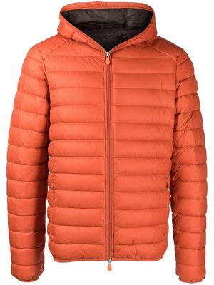 Save The Duck quilted-finish padded jacket - Orange