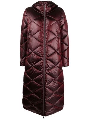 Save The Duck quilted hooded coat - Red