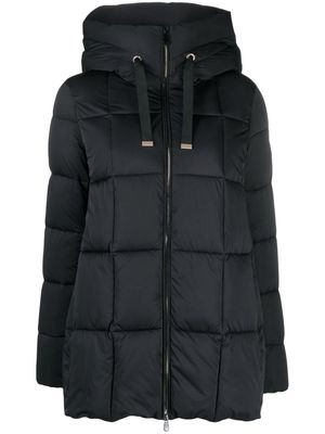 Save The Duck quilted padded parka coat - Black