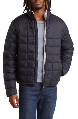Save The Duck Stalis Quilted Packable Water Resistant Recycled Nylon Puffer Jacket in Black