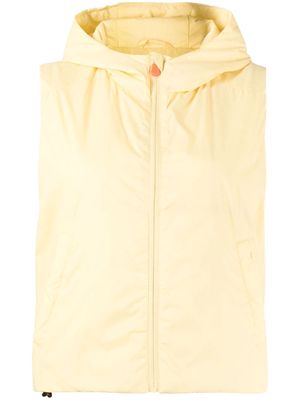 Save The Duck Tais padded hooded gilet - Yellow