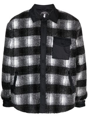 Save The Duck Yura plaid-check pattern shirt jacket - Black