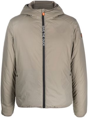 Save The Duck zip-up hooded jacket - Neutrals