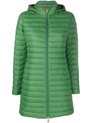 Save The Duck zip-up padded coat - Green