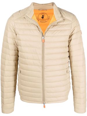 Save The Duck zip-up padded jacket - Neutrals