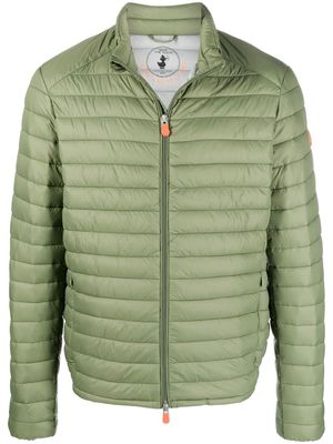 Save The Duck zipped padded jacket - Green