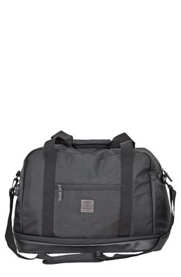 SAVE THE OCEAN Recycled Polyester Duffle Bag in Black