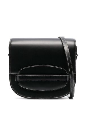 Savette Sport leather crossbody bag - Black