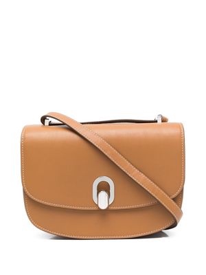 Savette Tondo leather shoulder bag - Neutrals