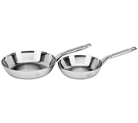 Saveur Selects Voyage Tri-Ply 2 Piece Fry Pan S et