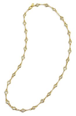 SAVVY CIE JEWELS Gold Vermeil By The Yard Necklace in Yellow