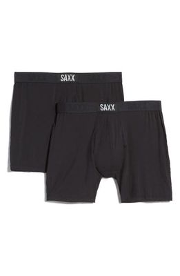 SAXX Ultra Super Soft 2-Pack Relaxed Fit Boxer Briefs in Hawaiian Pizza/Black