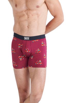 SAXX Ultra Super Soft 2-Pack Relaxed Fit Boxer Briefs in Special Delivery/Merry Bright
