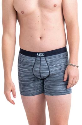 SAXX Vibe Boxer Briefs in Spacedye Heather - Blue