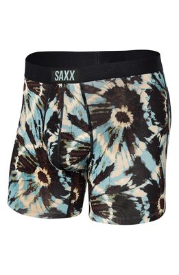 SAXX Vibe Super Soft Slim Fit Boxer Briefs in Earthy Tie Dye- Multi