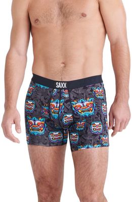 SAXX Vibe Super Soft Slim Fit Boxer Briefs in Year Of The Dragon- Multi