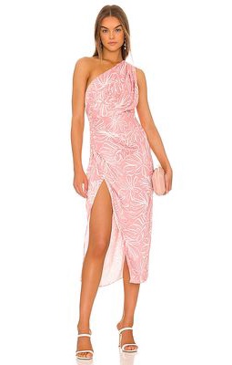 SAYLOR Emiliana Midi Dress in Pink