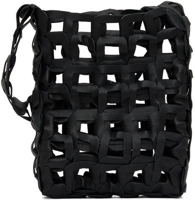 SC103 Black Large Links Shoulder Bag