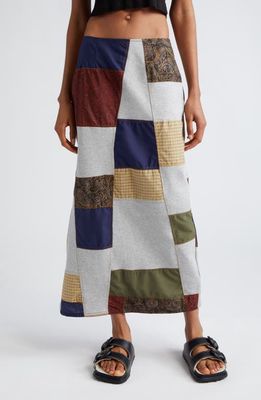 SC103 Discovery Patchwork Skirt in Mineral