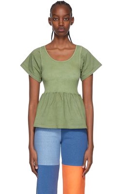 SC103 Green Cotton T-Shirt