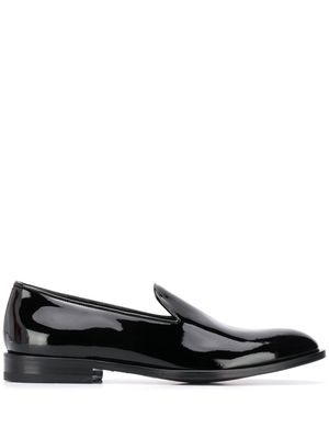 Scarosso George patent leather slippers - Black