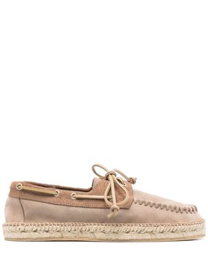 Scarosso Kai suede espadrilles - Neutrals