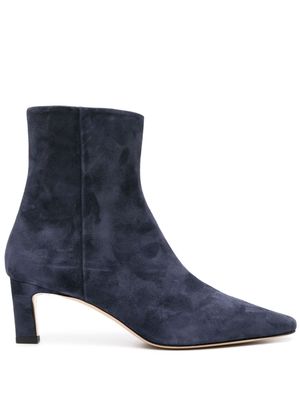 Scarosso Kitty 50mm suede boots - Blue