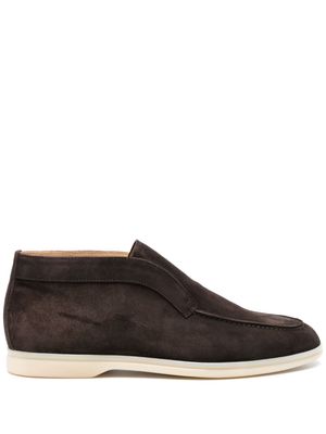 Scarosso Leonardo suede ankle boots - Brown