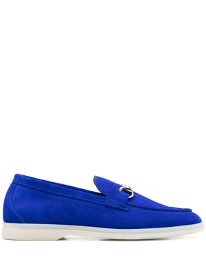 Scarosso Lilia suede loafers - Blue