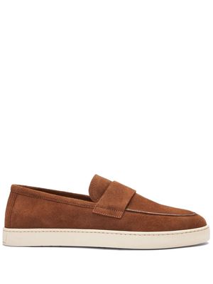 Scarosso Lucio suede sneakers - Brown