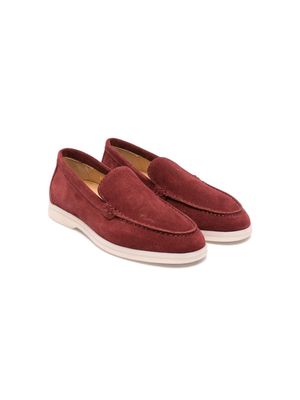 Scarosso Ludovica suede loafers - Red