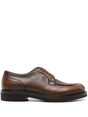 Scarosso Mario leather derby shoes - Brown